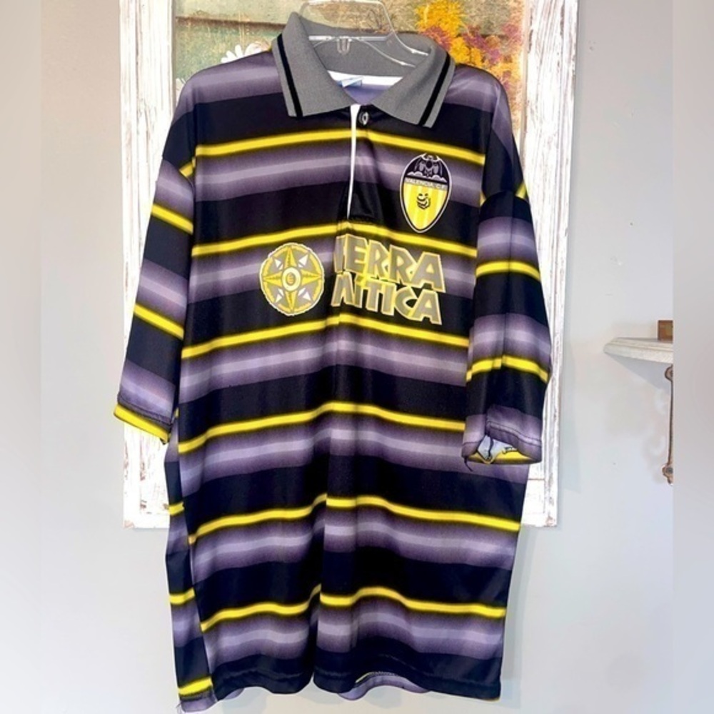 Valencia C.F. Soccor Football Jersey Terra Mitica Shirt Size Mens XL (2) #3